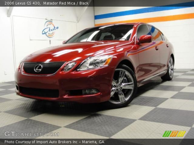 2006 Lexus GS 430 in Matador Red Mica