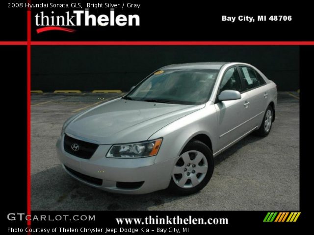 2008 Hyundai Sonata GLS in Bright Silver