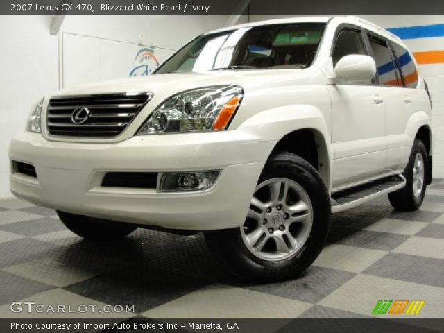 2007 Lexus GX 470 in Blizzard White Pearl