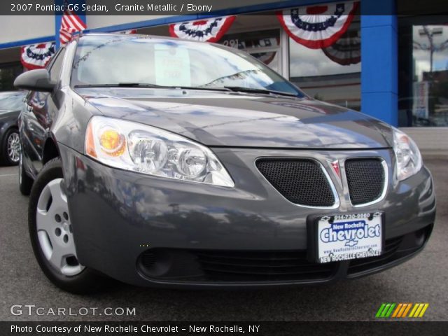 2007 Pontiac G6 Sedan in Granite Metallic