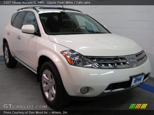 2007 Nissan Murano SL AWD in Glacier Pearl White