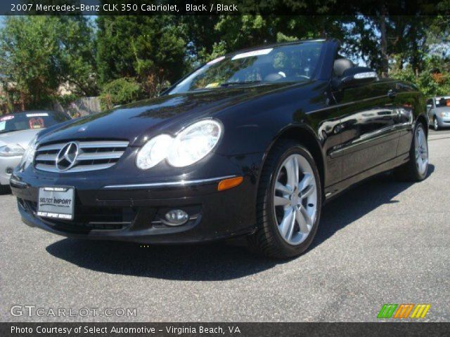 2007 Mercedes-Benz CLK 350 Cabriolet in Black