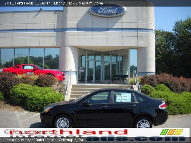 2011 Ford Focus SE Sedan in Ebony Black
