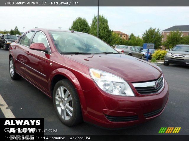 2008 Saturn Aura XE 3.5 in Red Jewel