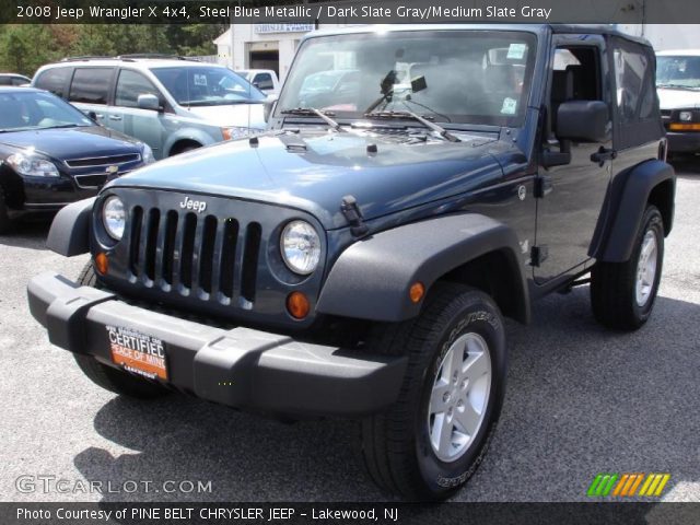 2008 Jeep Wrangler X 4x4 in Steel Blue Metallic