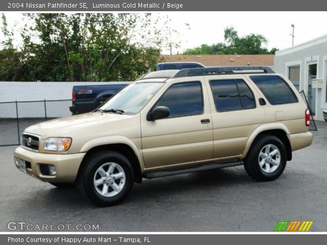 2004 Nissan Pathfinder SE in Luminous Gold Metallic