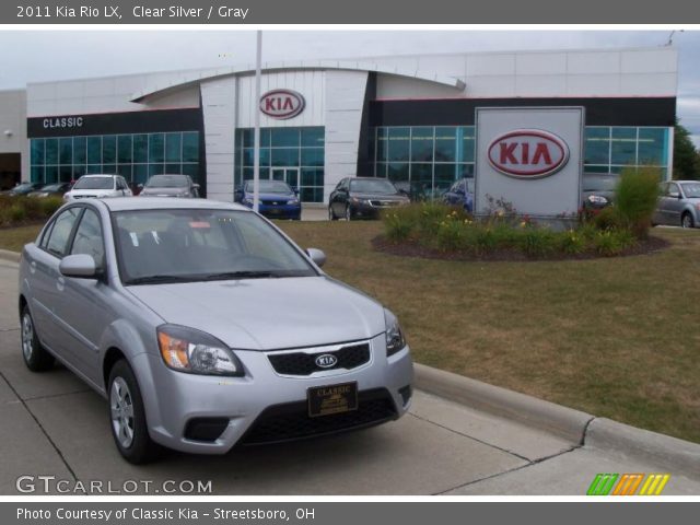 2011 Kia Rio LX in Clear Silver