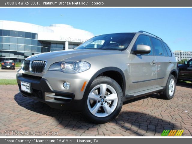 2008 BMW X5 3.0si in Platinum Bronze Metallic