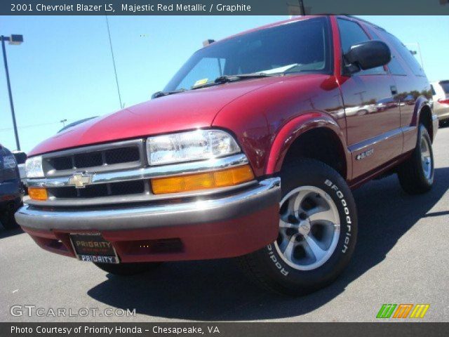 2001 Chevrolet Blazer LS in Majestic Red Metallic