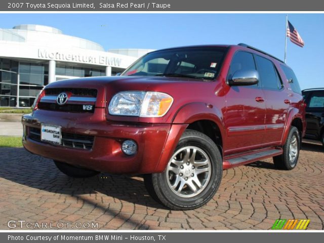 2007 Toyota Sequoia Limited in Salsa Red Pearl