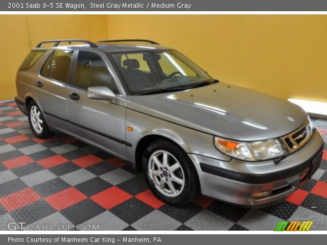 2001 Saab 9-5 SE Wagon in Steel Gray Metallic