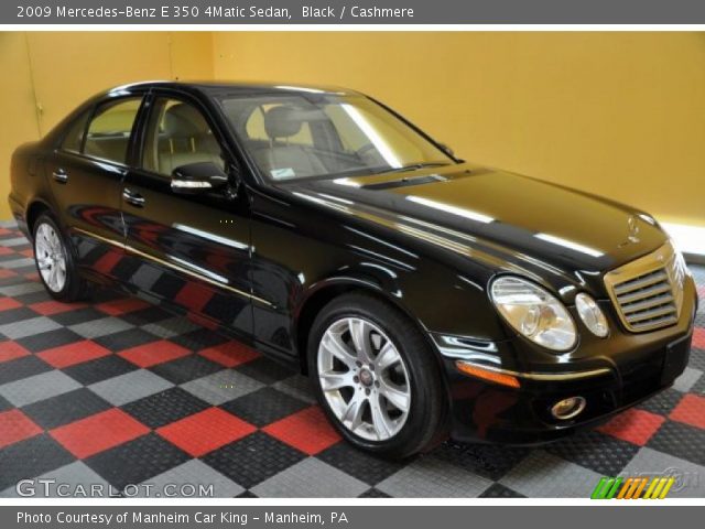 2009 Mercedes-Benz E 350 4Matic Sedan in Black