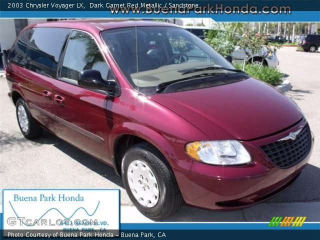 2003 Chrysler Voyager LX in Dark Garnet Red Metallic