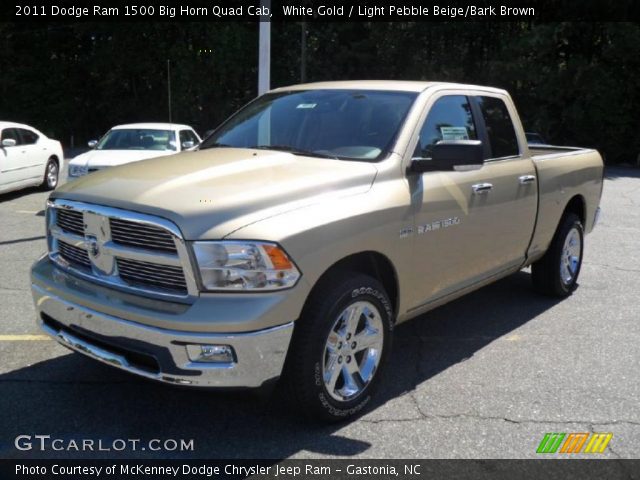2011 Dodge Ram 1500 Big Horn Quad Cab in White Gold