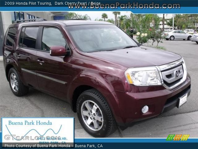2009 Honda Pilot Touring in Dark Cherry Pearl