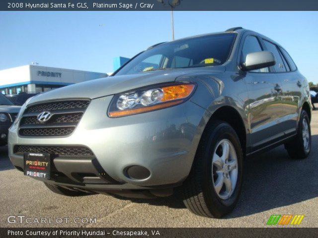 2008 Hyundai Santa Fe GLS in Platinum Sage