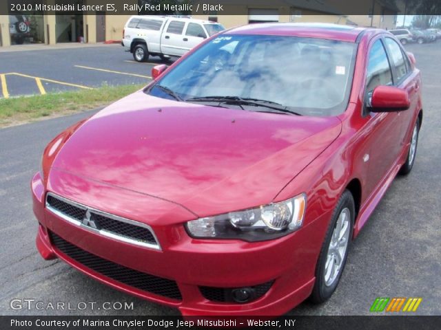 2010 Mitsubishi Lancer ES in Rally Red Metallic