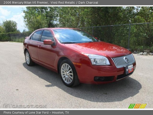 2006 Mercury Milan V6 Premier in Vivid Red Metallic