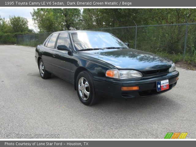 1995 Toyota Camry LE V6 Sedan in Dark Emerald Green Metallic