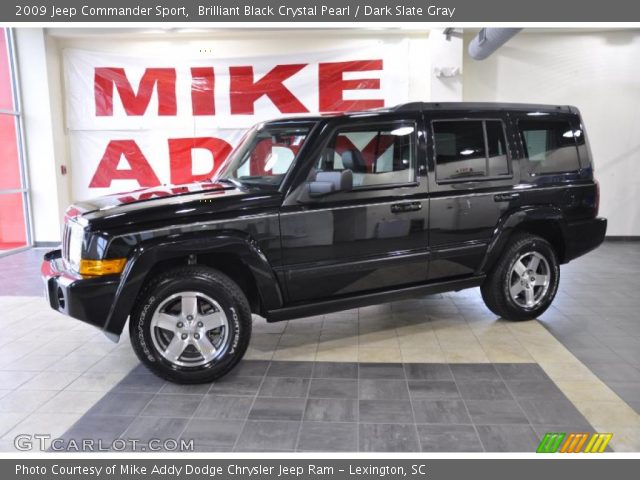 2009 Jeep Commander Sport in Brilliant Black Crystal Pearl