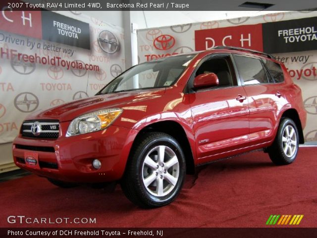 2007 Toyota RAV4 Limited 4WD in Barcelona Red Pearl