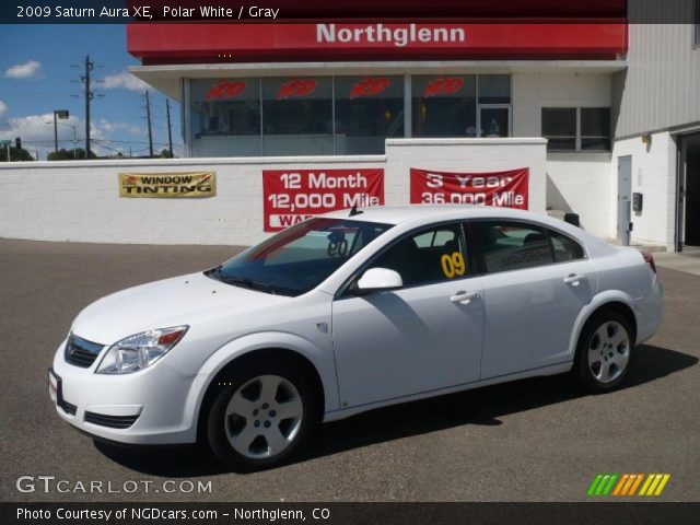 2009 Saturn Aura XE in Polar White
