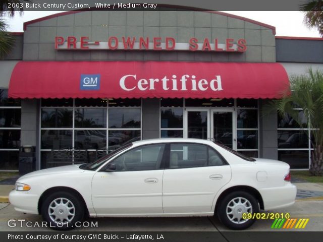 2003 Buick Century Custom in White