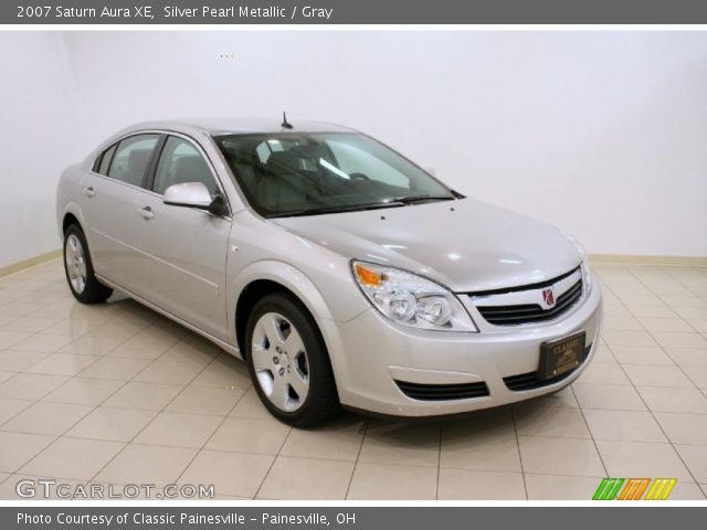 2007 Saturn Aura XE in Silver Pearl Metallic