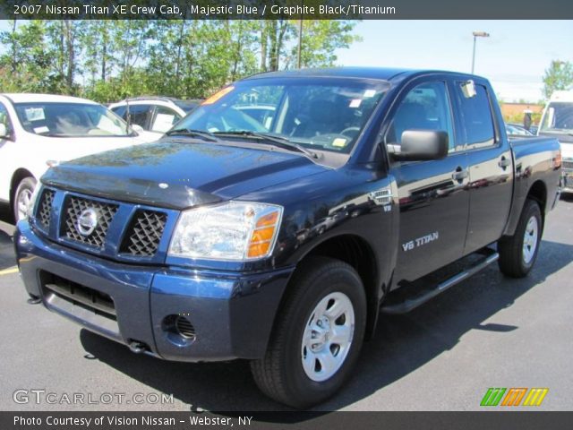 2007 Nissan Titan XE Crew Cab in Majestic Blue