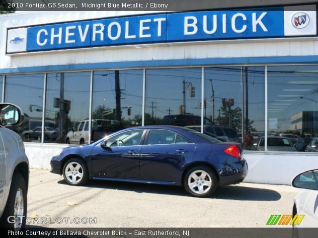 2010 Pontiac G6 Sedan in Midnight Blue Metallic