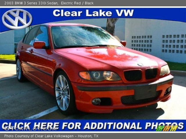 2003 BMW 3 Series 330i Sedan in Electric Red