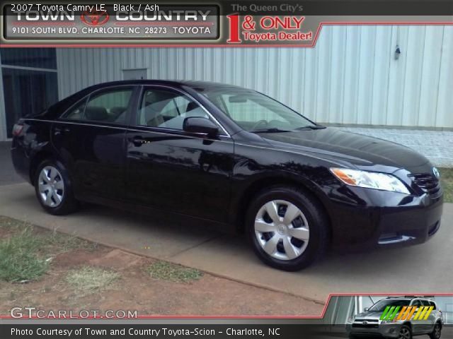 2007 Toyota Camry LE in Black