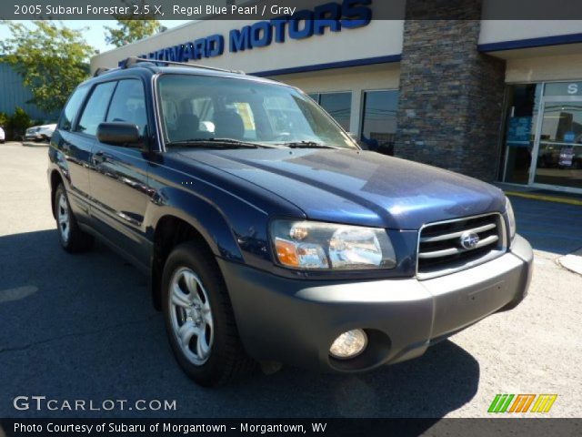 2005 Subaru Forester 2.5 X in Regal Blue Pearl