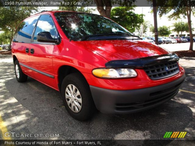 1998 Plymouth Voyager  in Flame Red