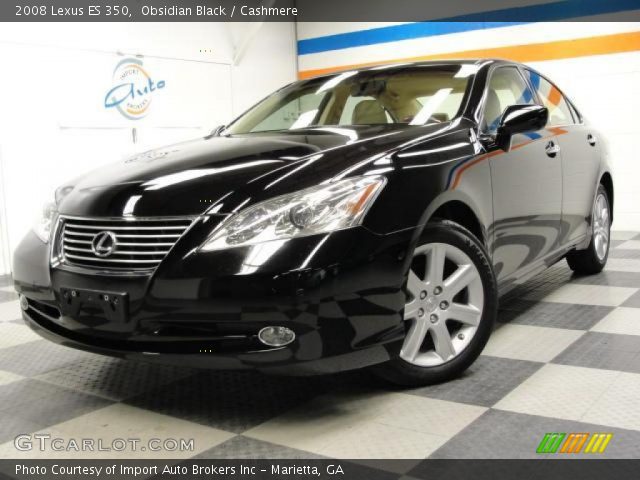 2008 Lexus ES 350 in Obsidian Black