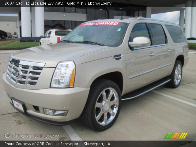 2007 Cadillac Escalade ESV AWD in Gold Mist