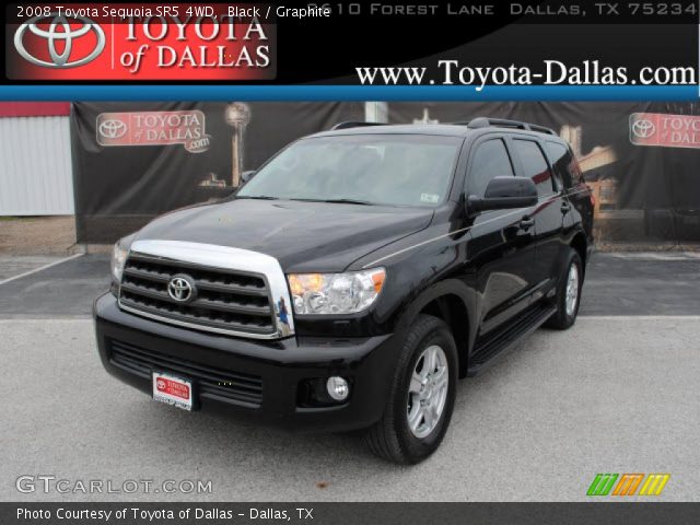 2008 Toyota Sequoia SR5 4WD in Black