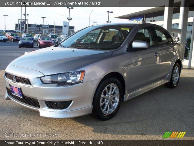 2010 Mitsubishi Lancer ES in Apex Silver Metallic