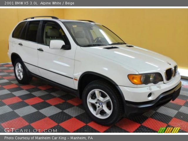 2001 BMW X5 3.0i in Alpine White