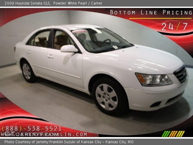 2009 Hyundai Sonata GLS in Powder White Pearl