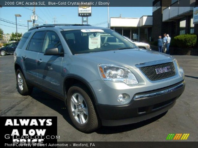 2008 GMC Acadia SLE in Blue-Gold Crystal Metallic