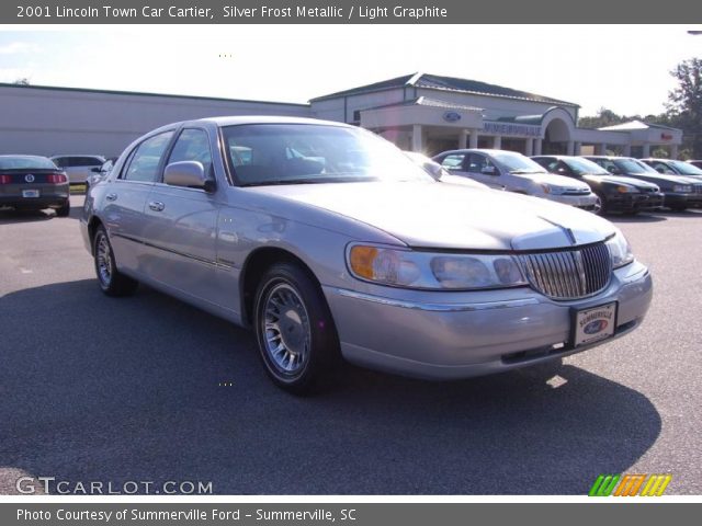2001 Lincoln Town Car Cartier in Silver Frost Metallic