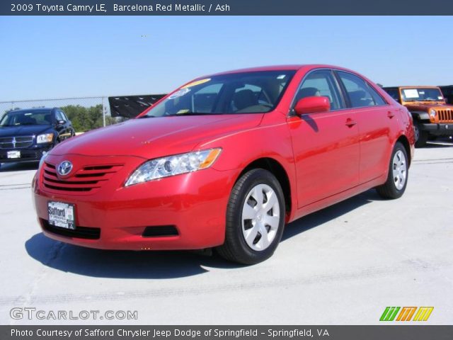 2009 Toyota Camry LE in Barcelona Red Metallic