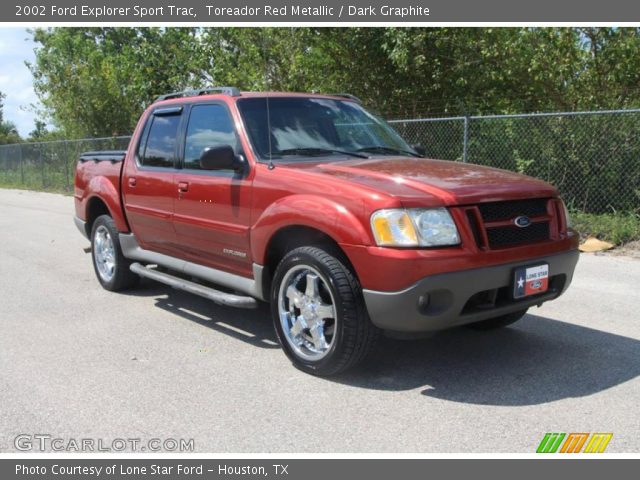 2002 Ford Explorer Sport Trac  in Toreador Red Metallic