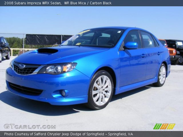 2008 Subaru Impreza WRX Sedan in WR Blue Mica