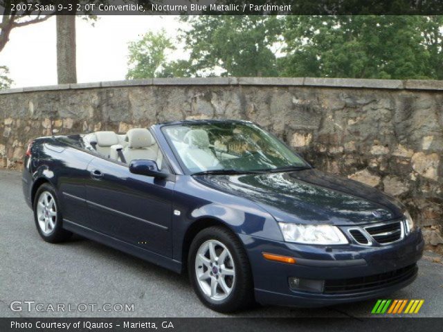 2007 Saab 9-3 2.0T Convertible in Nocturne Blue Metallic