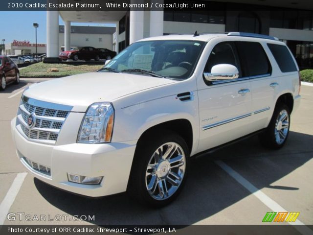 2010 Cadillac Escalade Platinum in White Diamond