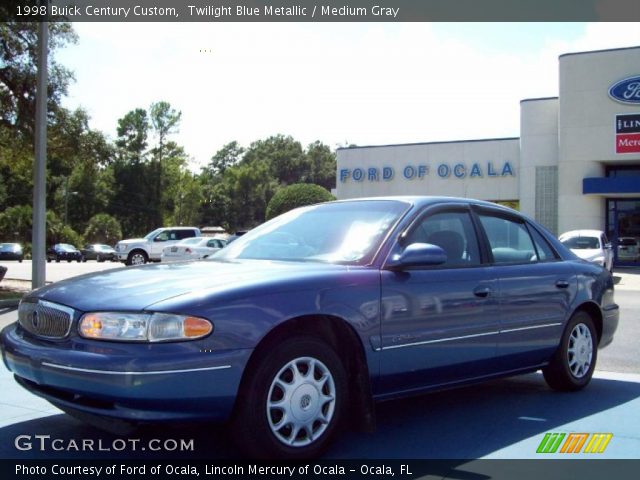 1998 Buick Century Custom in Twilight Blue Metallic