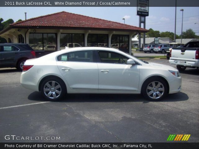 2011 Buick LaCrosse CXL in White Diamond Tricoat