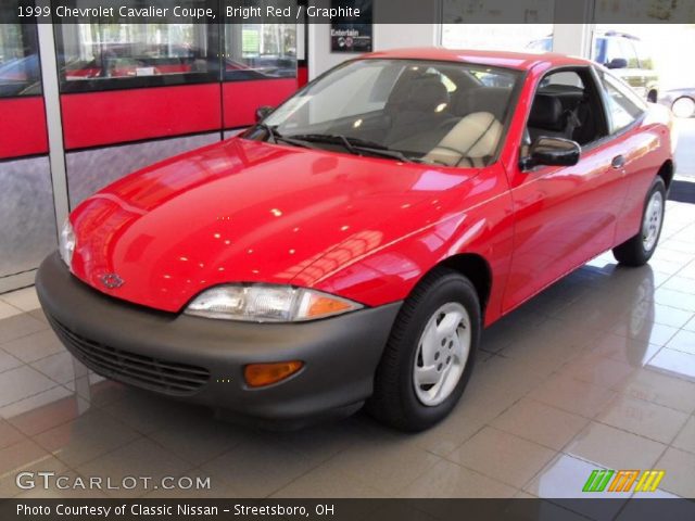 1999 Chevrolet Cavalier Coupe in Bright Red